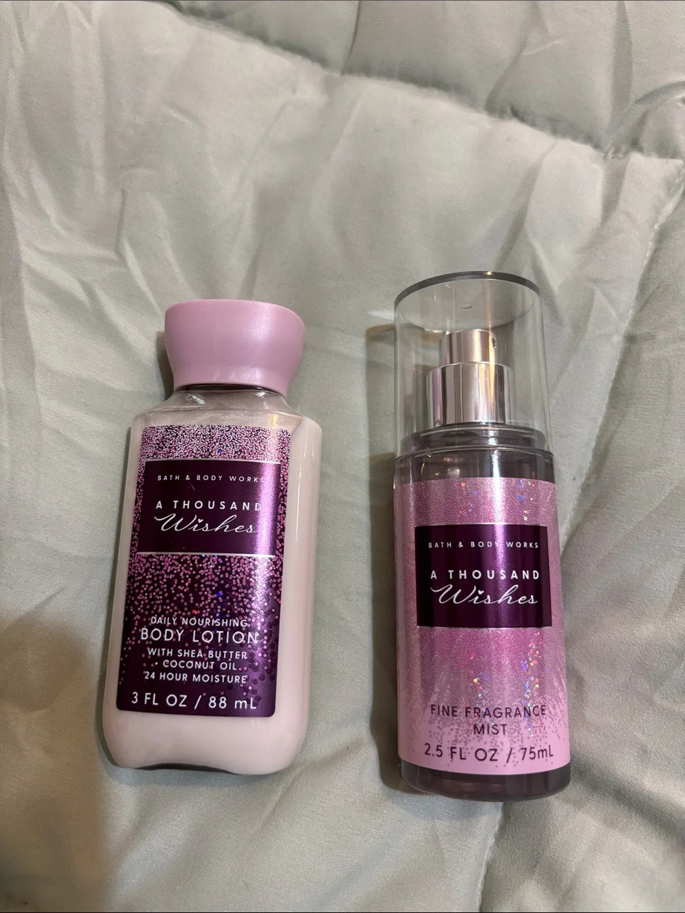 Bath & Body Works A Thousand Wishes Lotion & Fragrance Mist - Pink Glitter